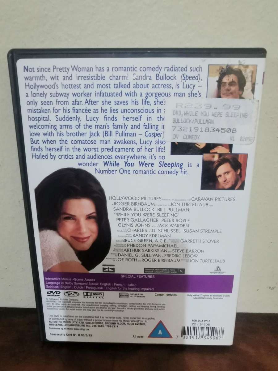 While you were Sleeping on DVD