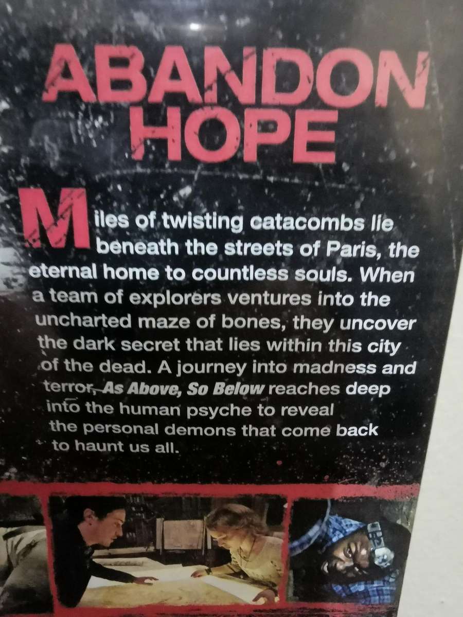 As Above so Below on DVD