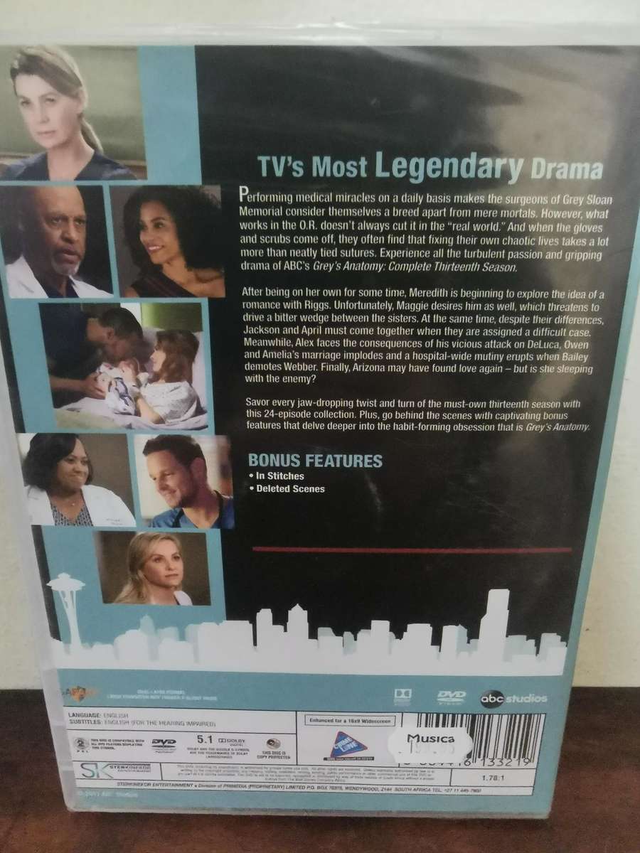 New and Sealed - Grey's Anatomy Complete Season 13