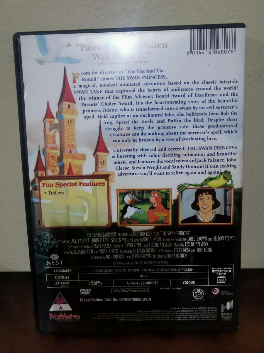 The Swan Princess Special Edition on DVD