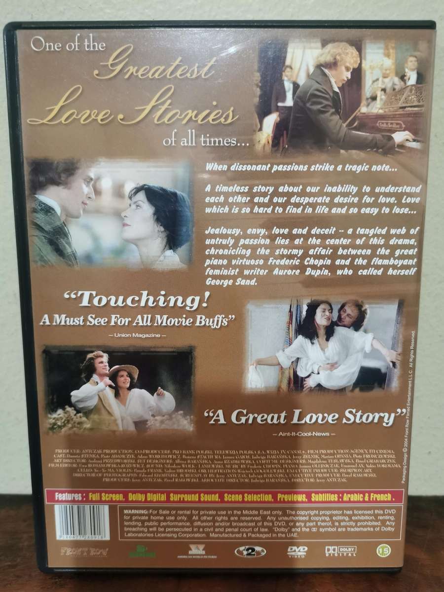 Chopin, Desire for Love on DVD