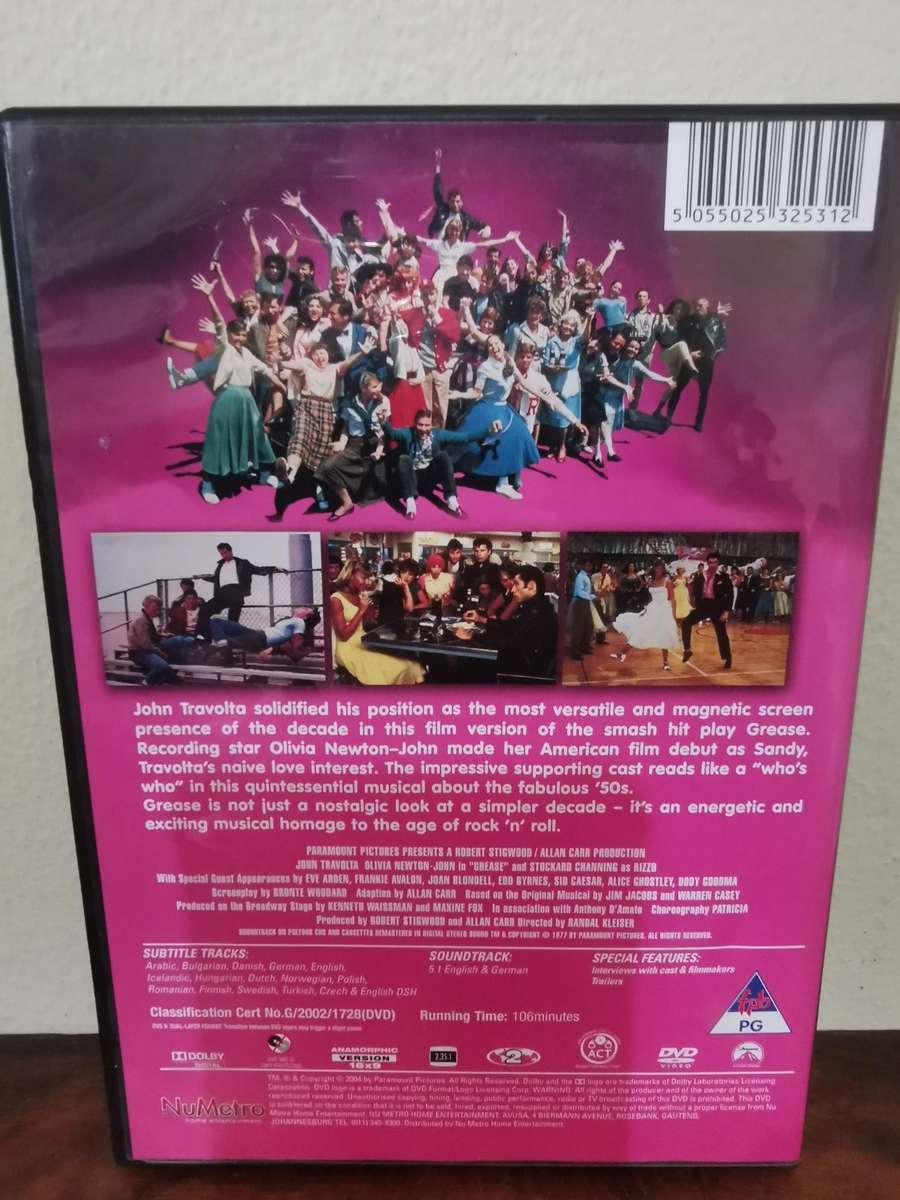 Grease on DVD