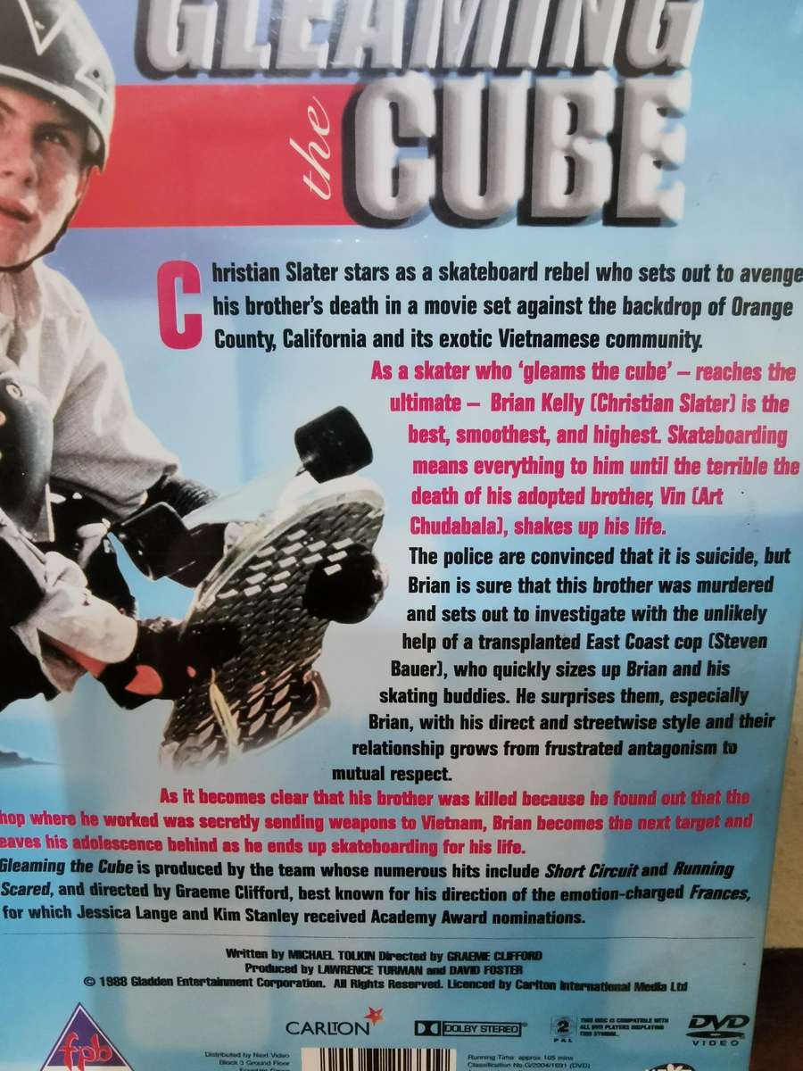 The Gleaming Cube on DVD