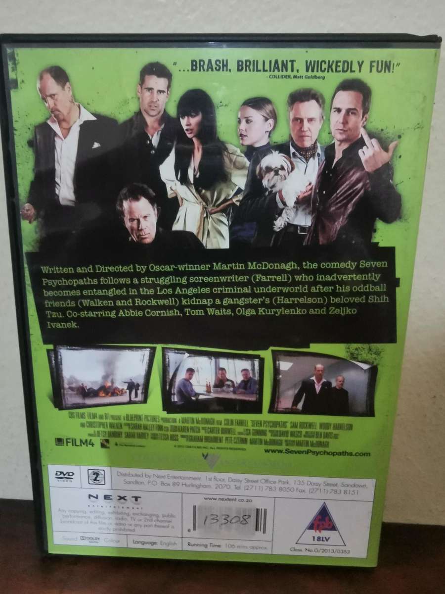 Seven Psychopaths on DVD