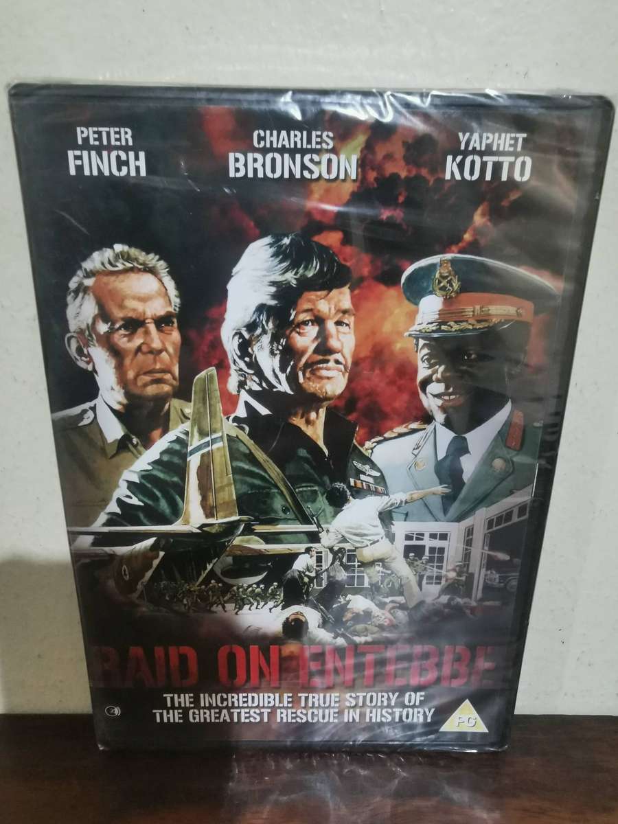 New and Sealed - Raid on Entebbe DVD - Charles Bronson Classic
