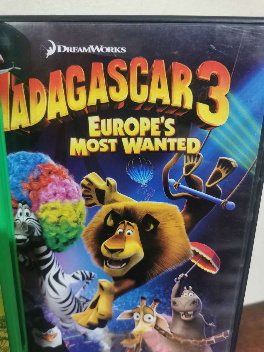 Madagascar 1, 2 and 3 PLUS Madagascar DVD Game
