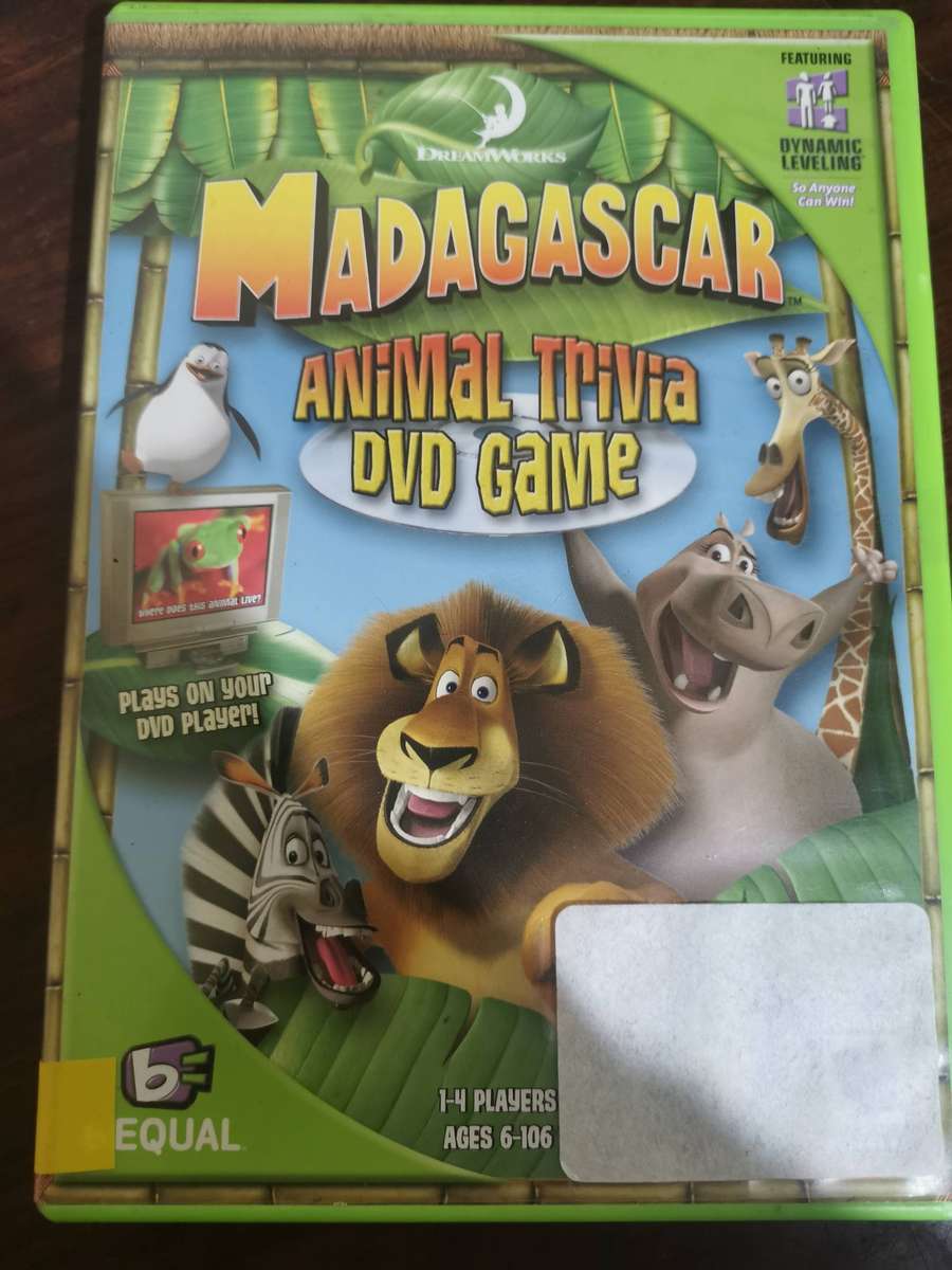Madagascar 1, 2 and 3 PLUS Madagascar DVD Game