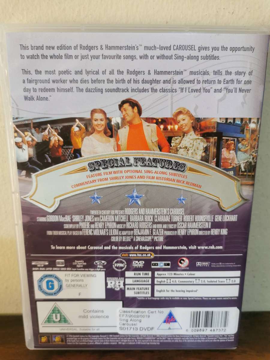 Carousel on DVD with Sing Along Booklet