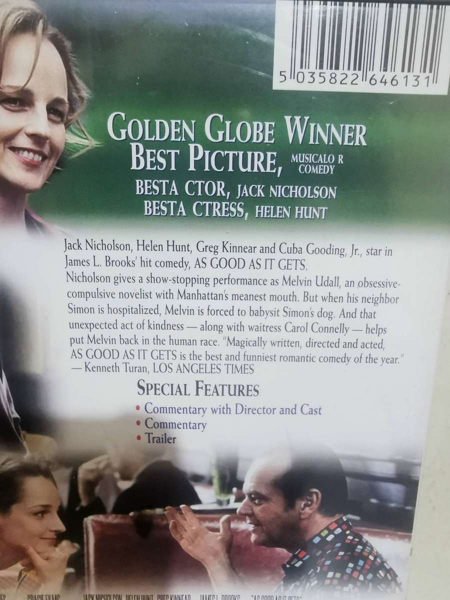 As Good as it Gets on DVD