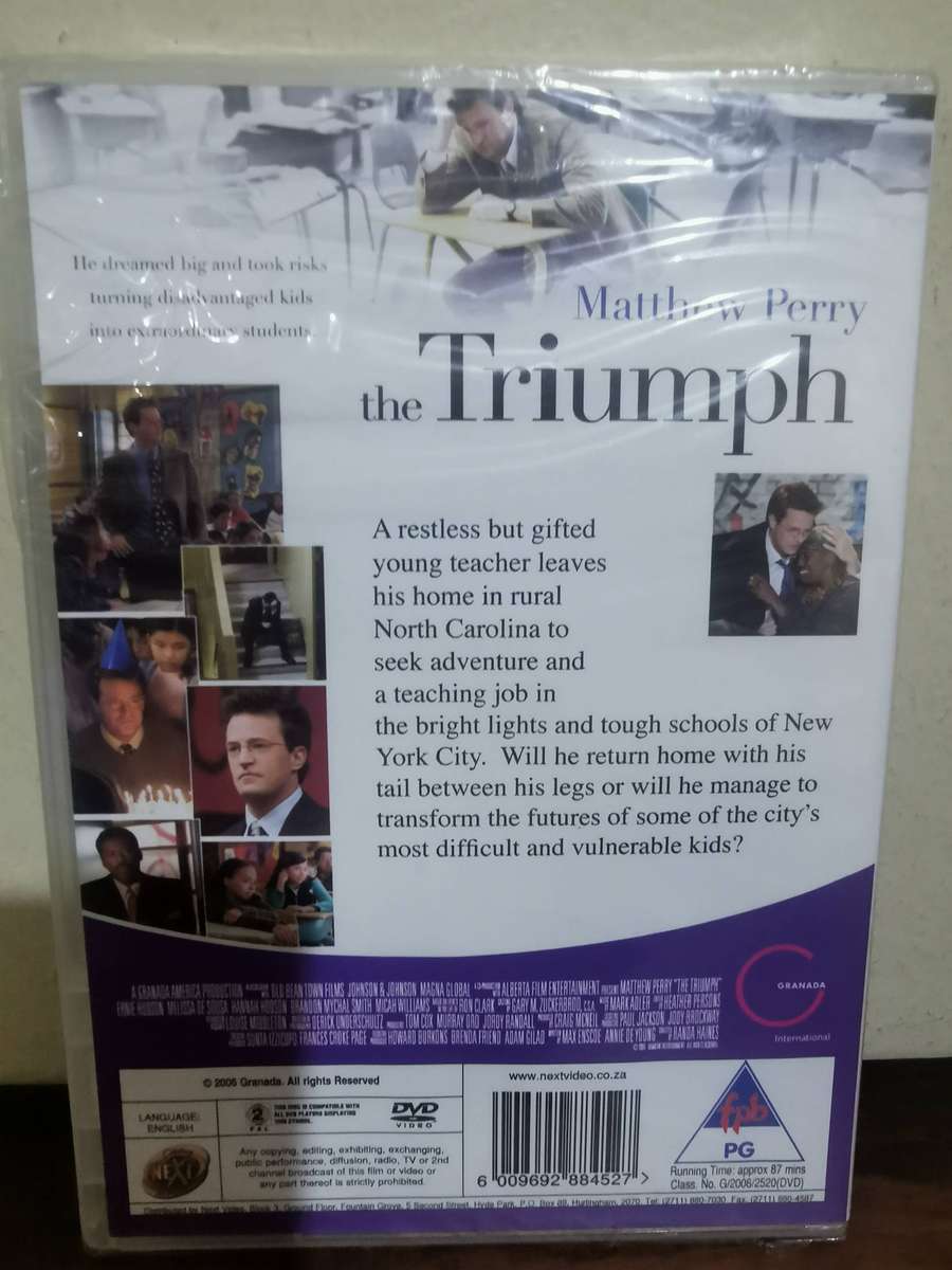 New and Sealed - The Triumph staring Matthew Perry on DVD