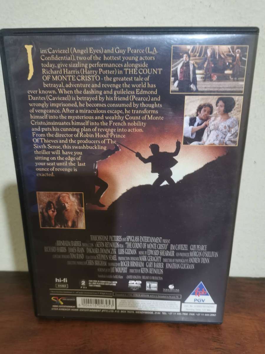 The Count of Monte Cristo on DVD