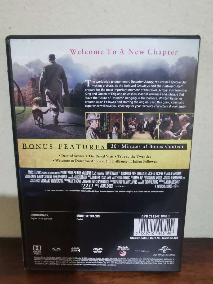 Downton Abbey, The Motion Picture on DVD