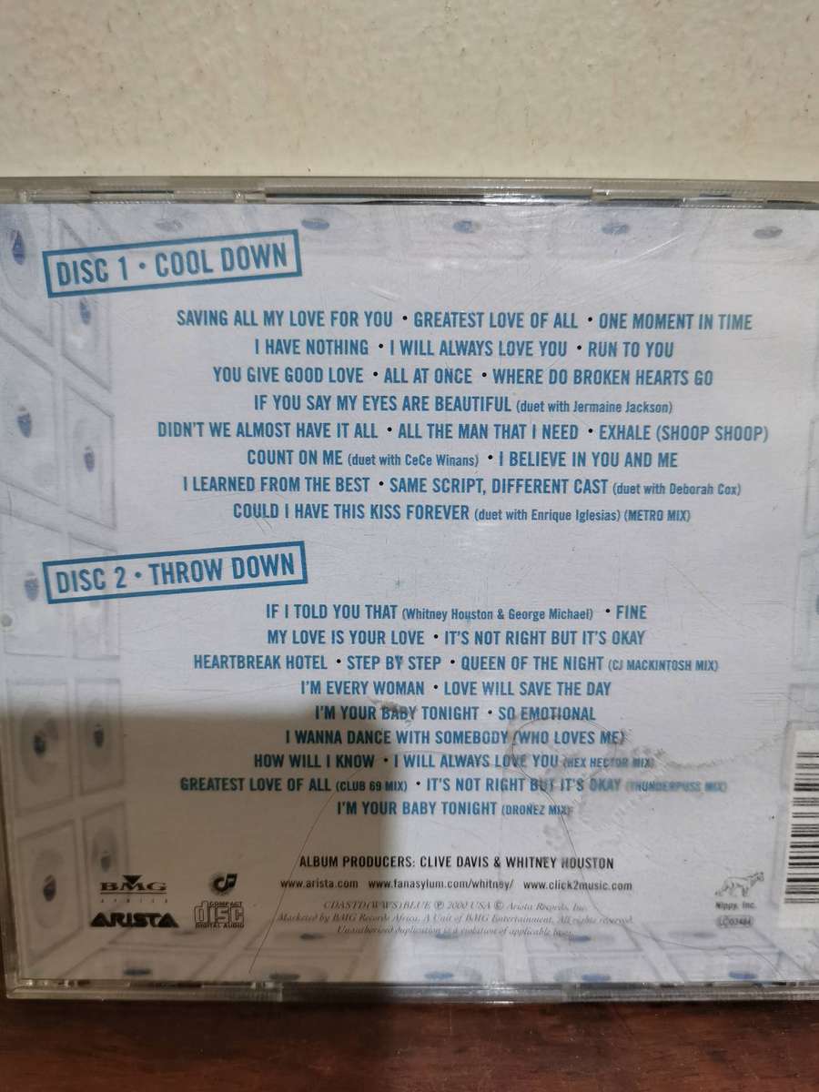 Whitney Houston - The Greatest Hits Double-Disc Album on CD