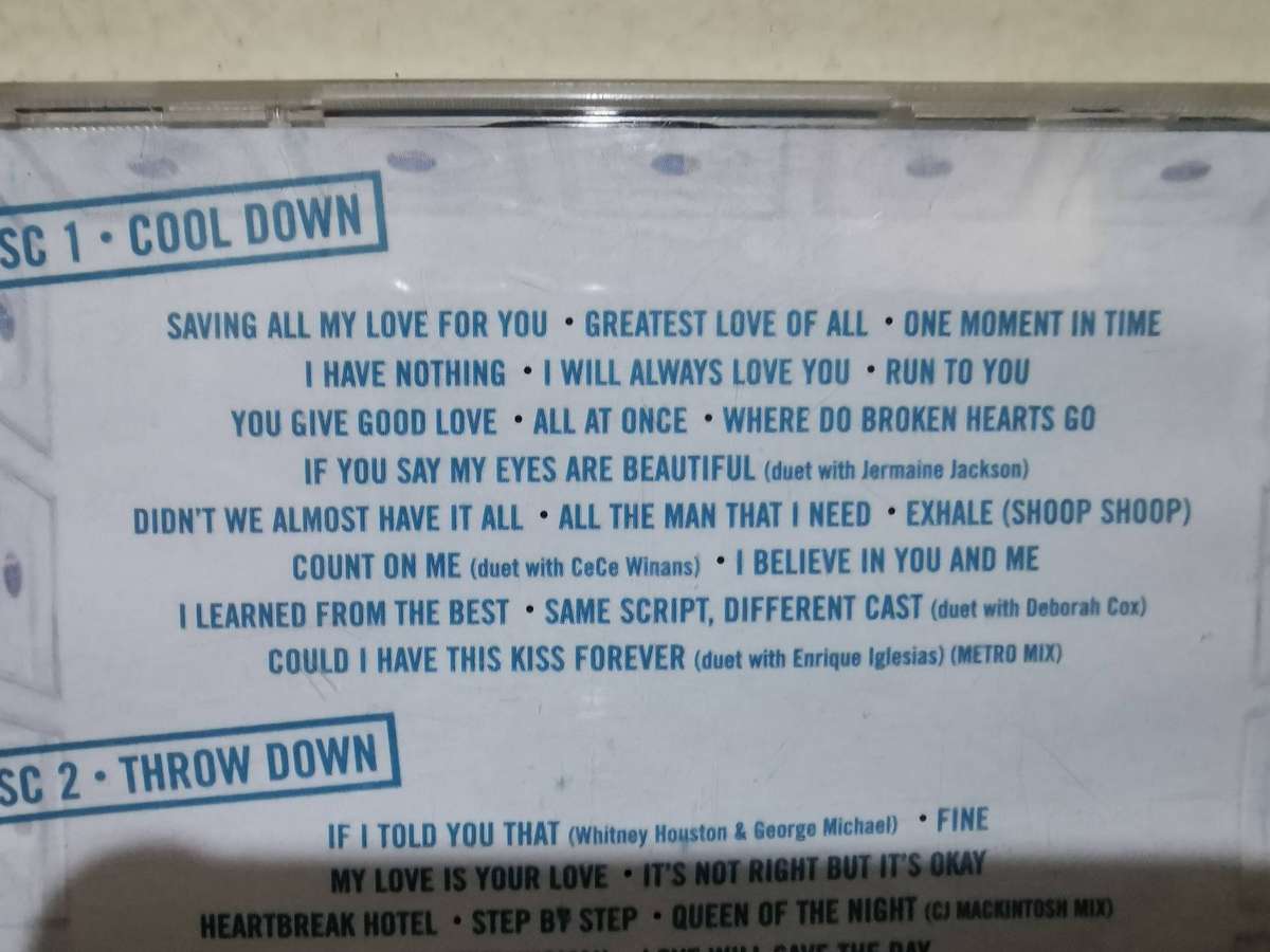 Whitney Houston - The Greatest Hits Double-Disc Album on CD