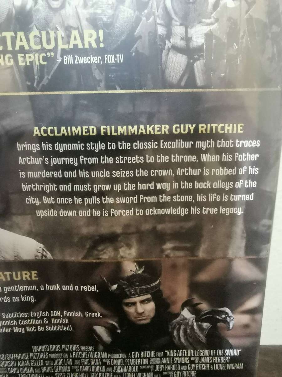 King Arthur, Legend of the Sword on DVD