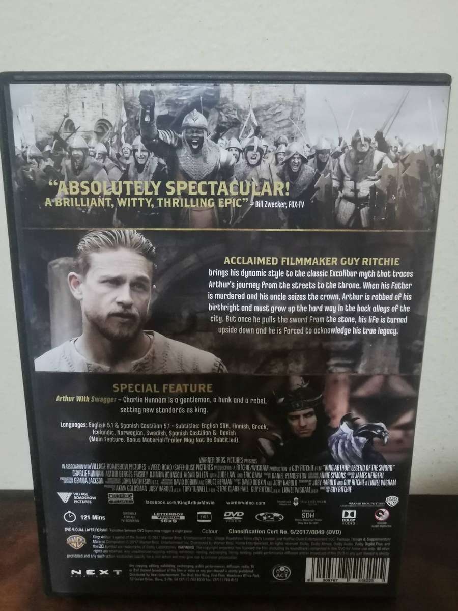 King Arthur, Legend of the Sword on DVD