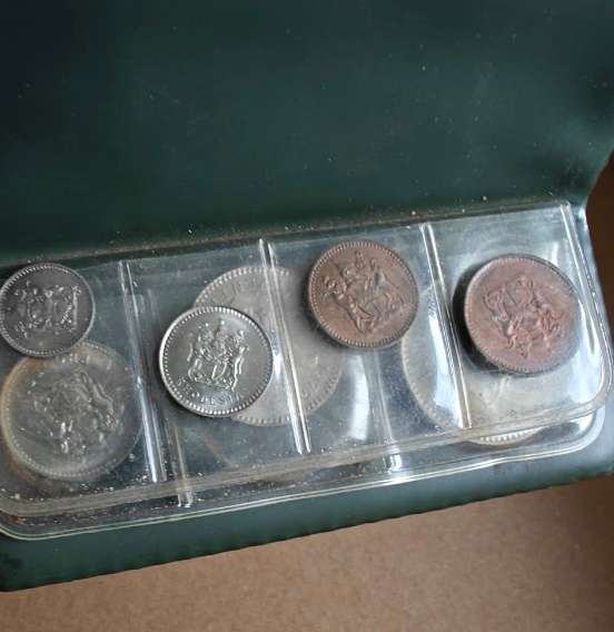 Coins of Rhodesia uncirculated set - 1975