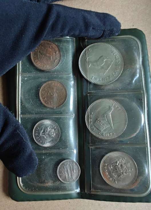 Coins of Rhodesia uncirculated set - 1975