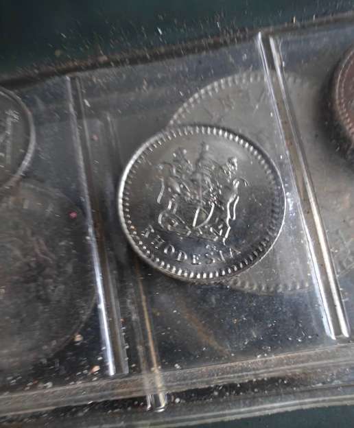 Coins of Rhodesia uncirculated set - 1975