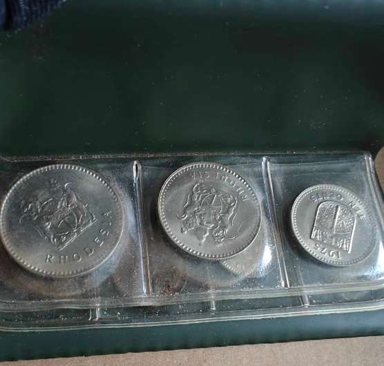 Coins of Rhodesia uncirculated set - 1975