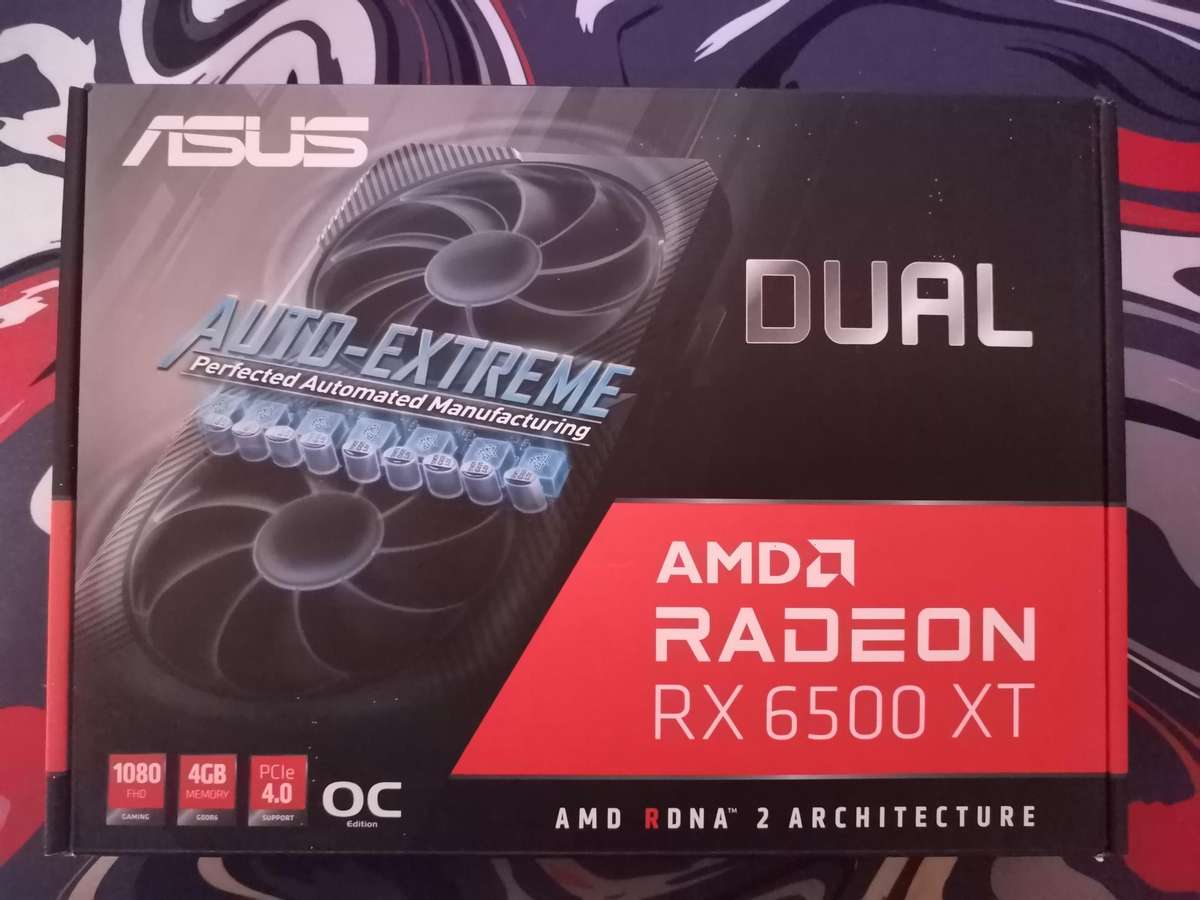 ASUS Dual Radeon RX 6500 XT OC Edition 4GB GDDR6