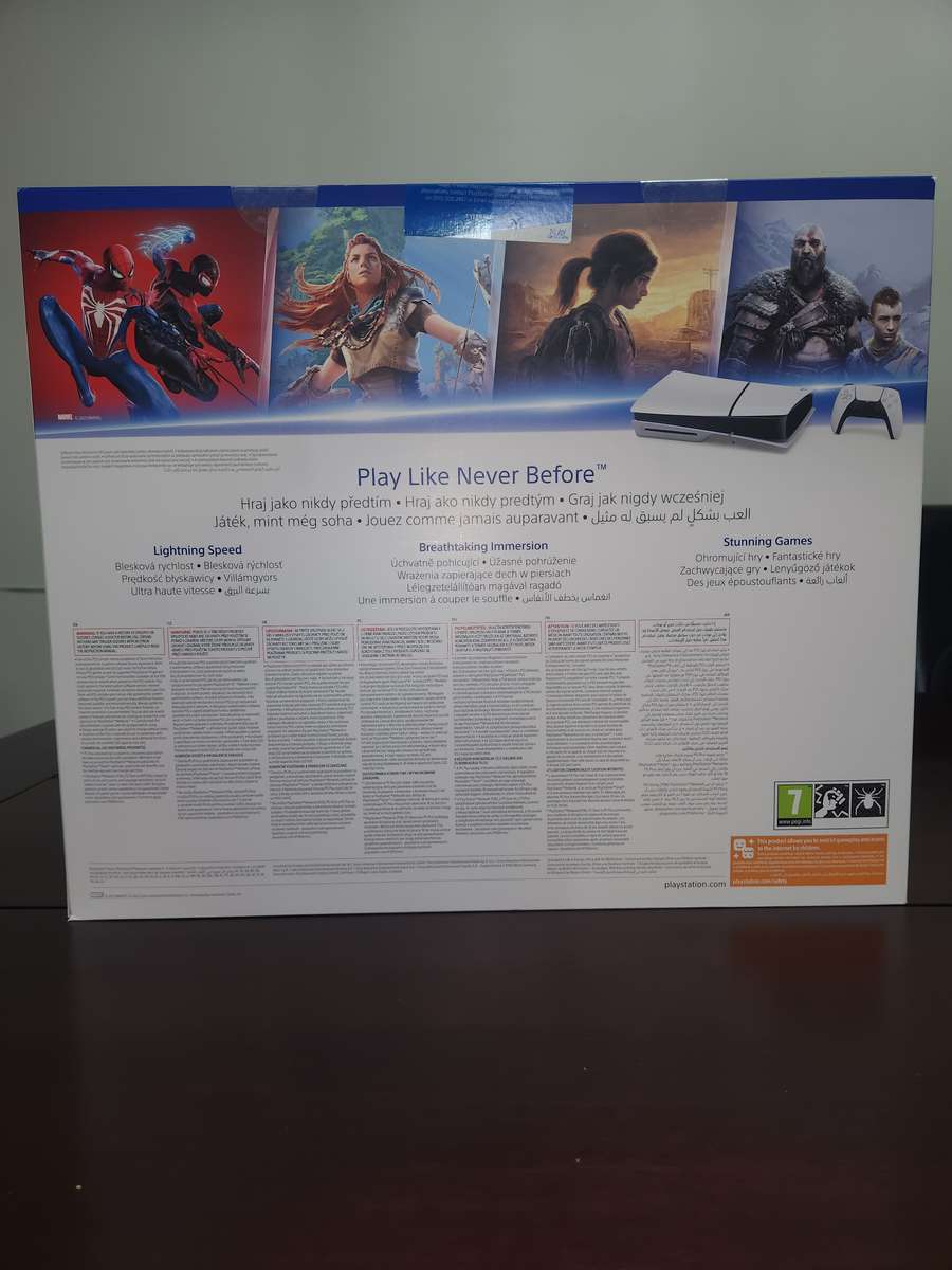 PS5 disc edition with 2 controllers