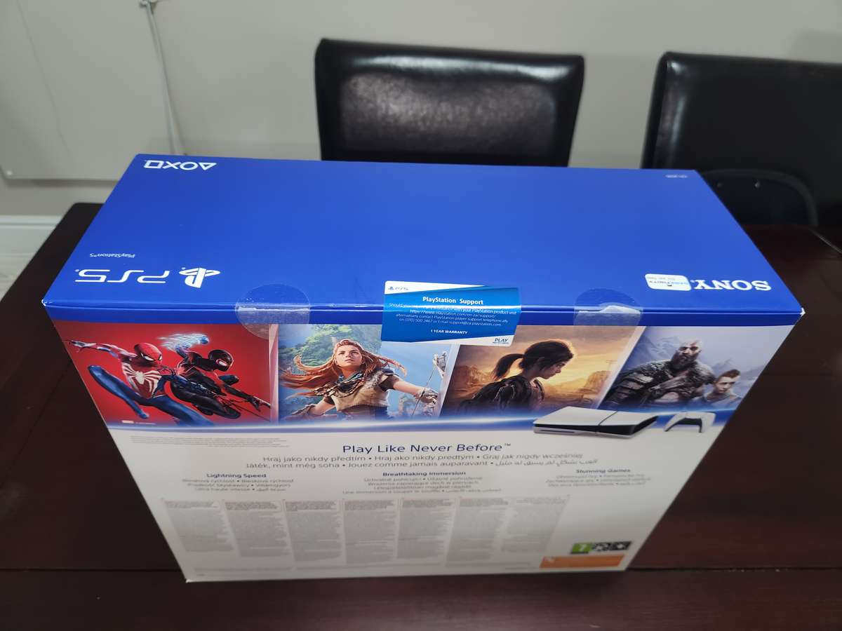 PS5 disc edition with 2 controllers