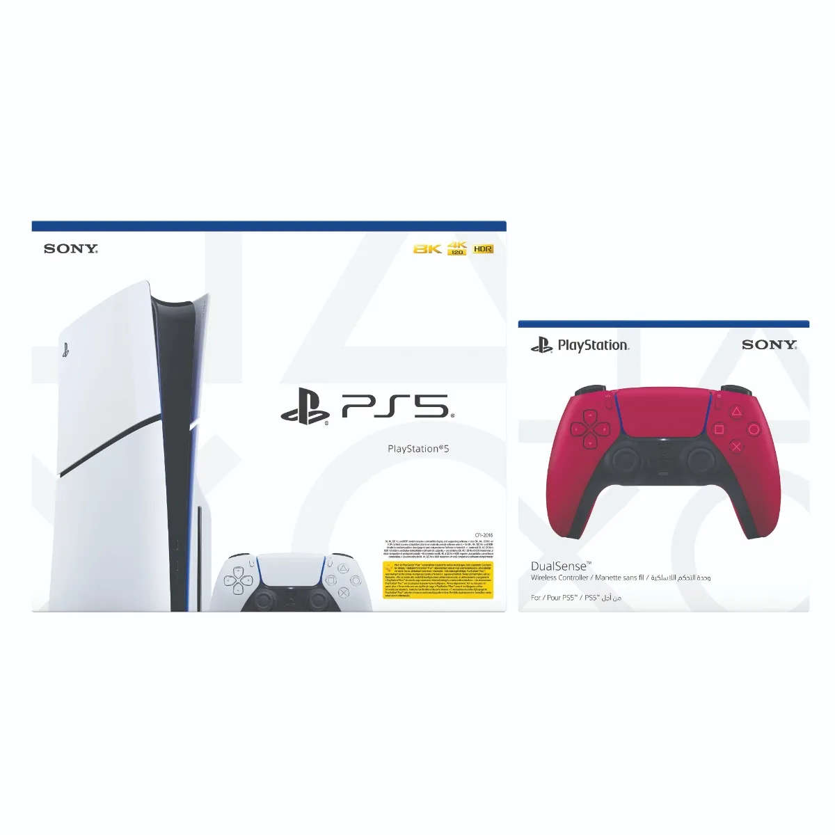PS5 disc edition with 2 controllers