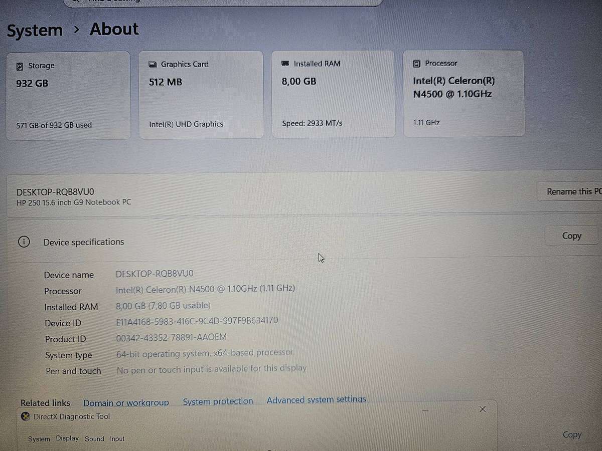 HP Laptop 250 G9