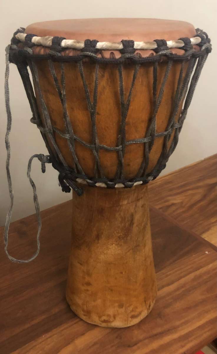 Vintage Djembe African Drum