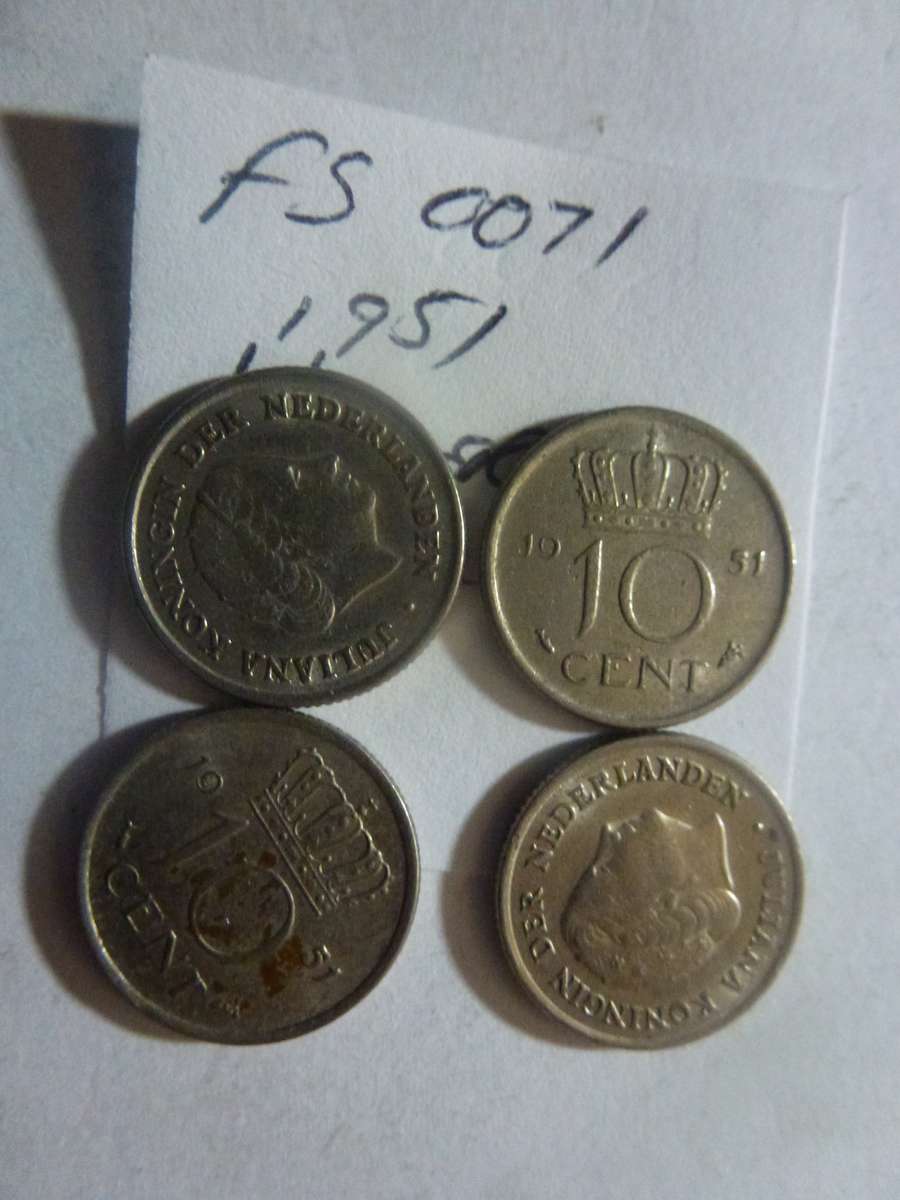 1951 Netherlands 10 cent