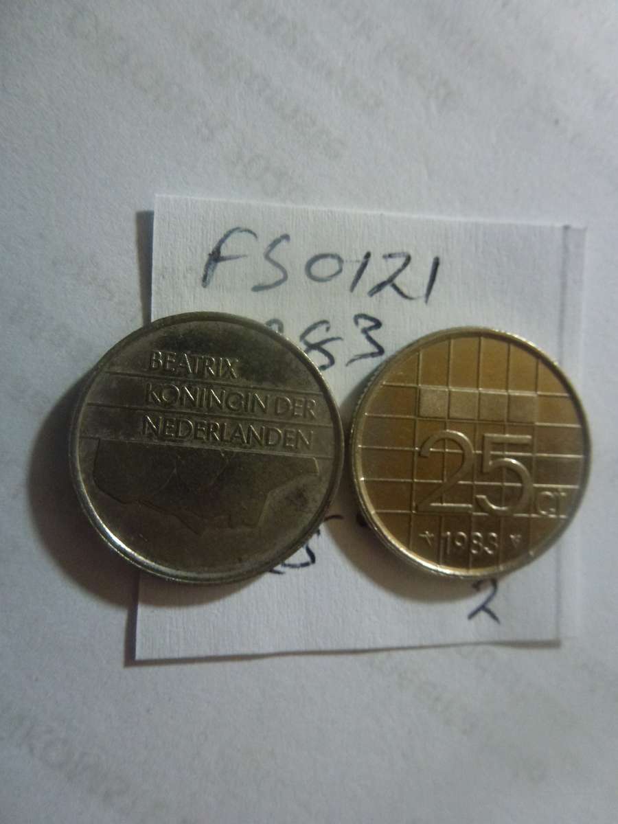1983 Netherlands 25 cent