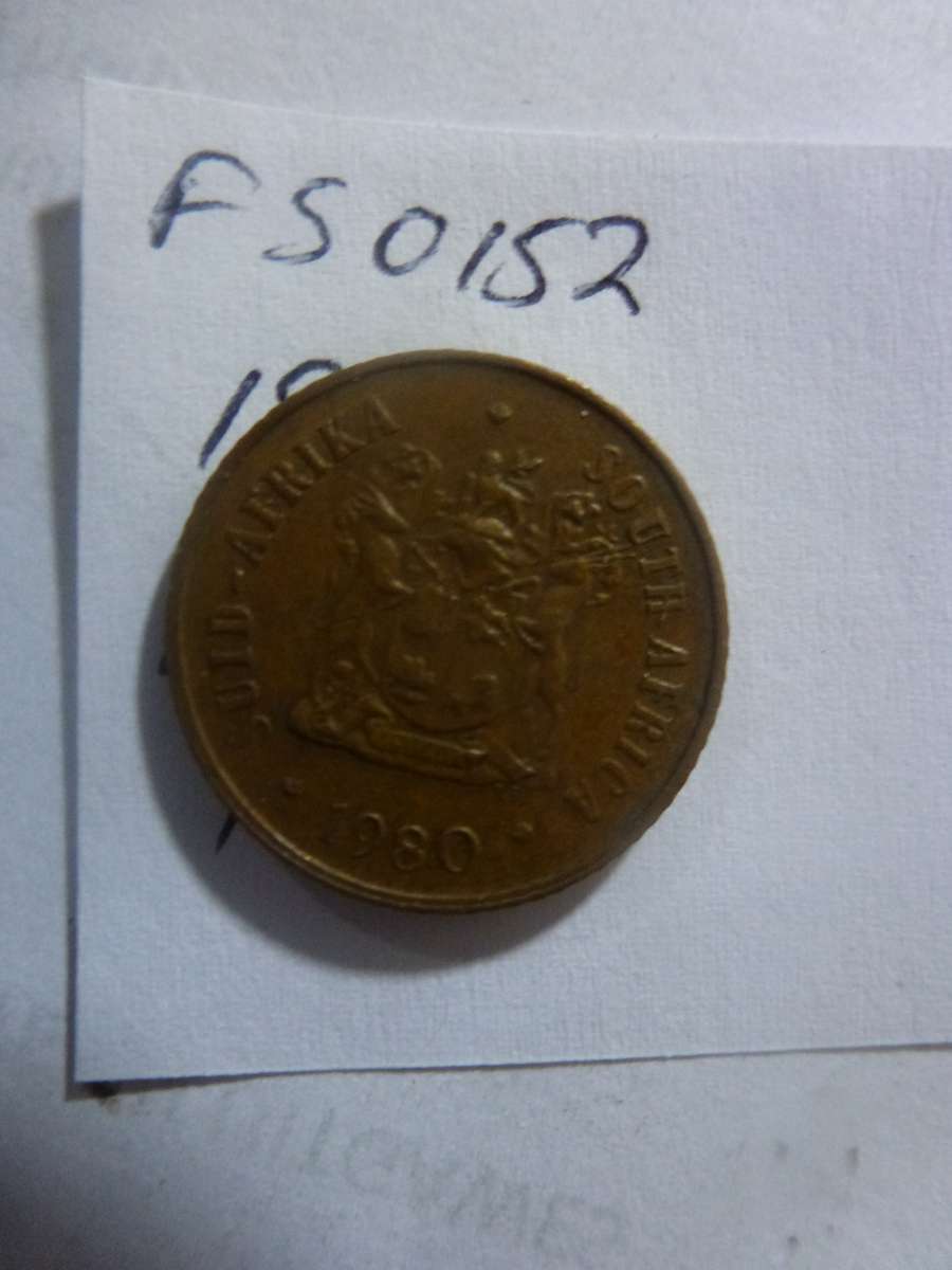 1980 Republic of South Africa 1 cent
