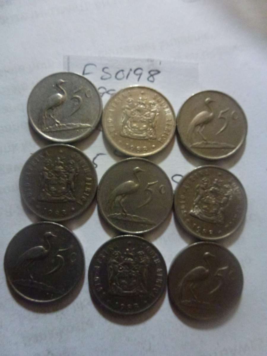 1983 Republic of South Africa 5 cent