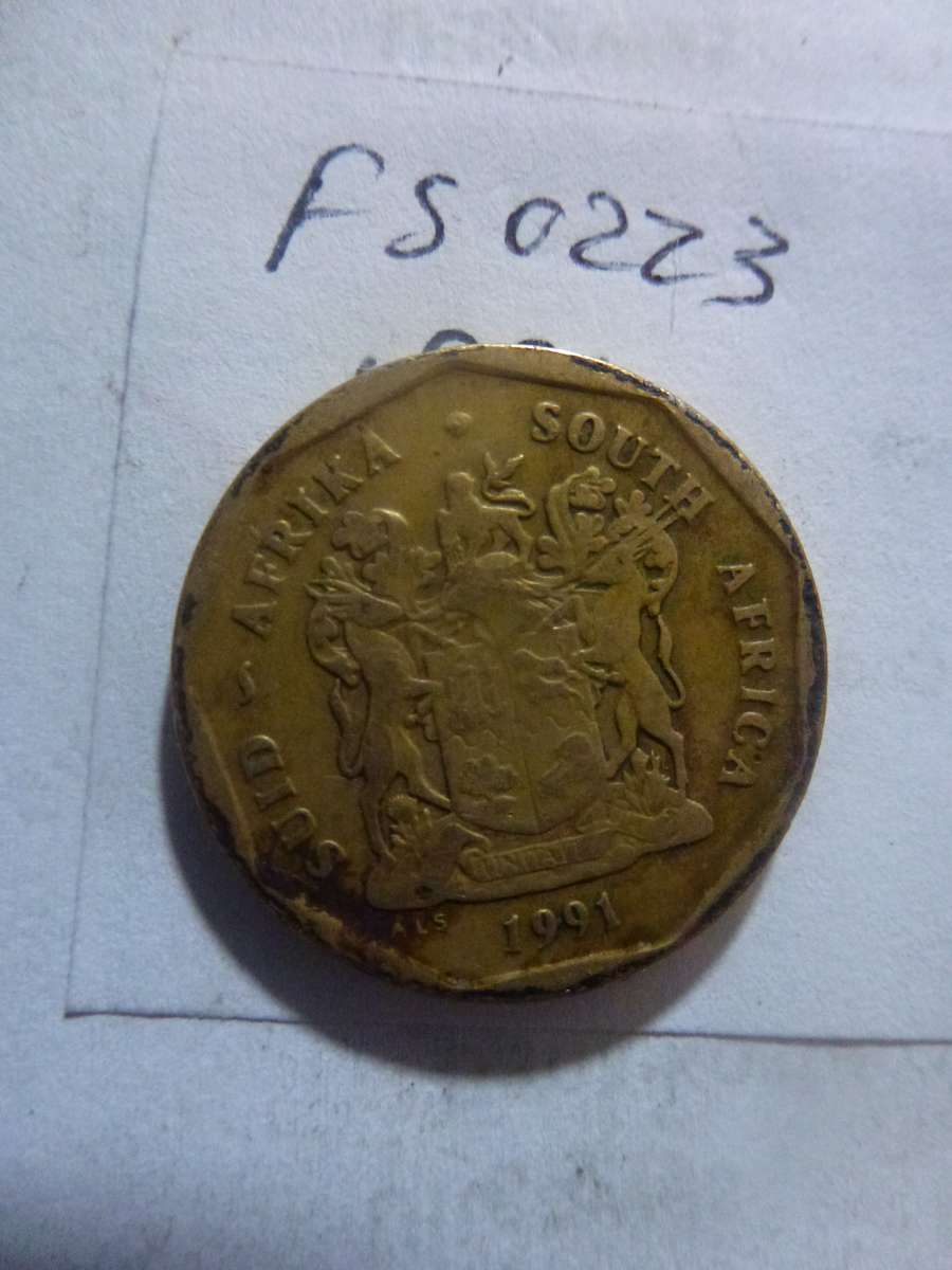 1991 Republic of South Africa 50 cent