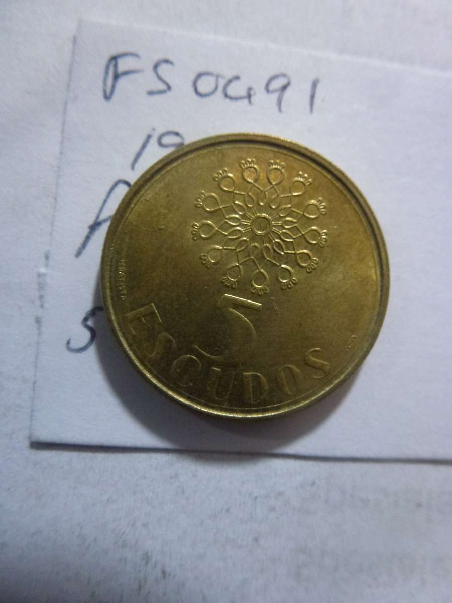 1989 Portugal 5 escudo