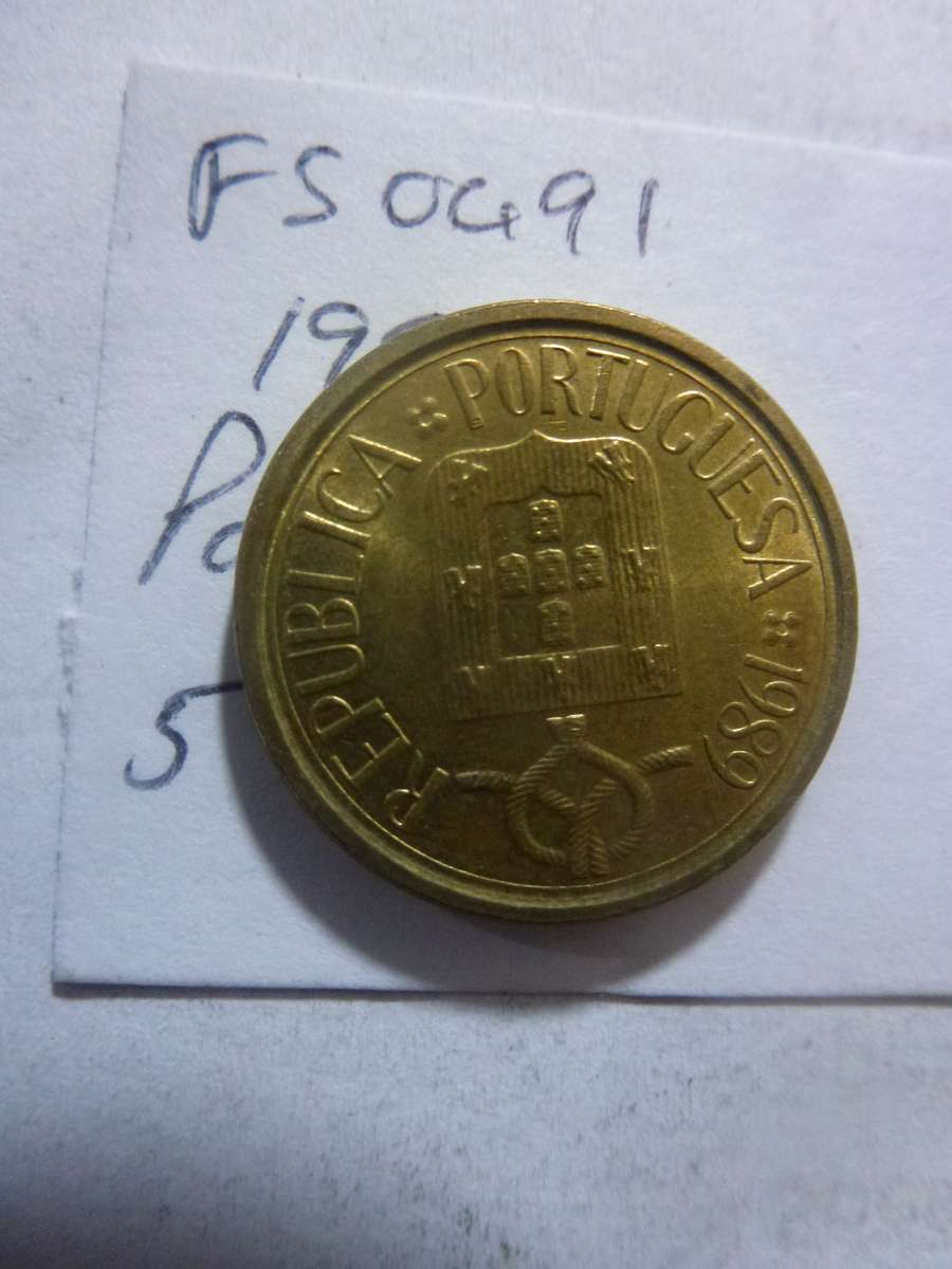 1989 Portugal 5 escudo