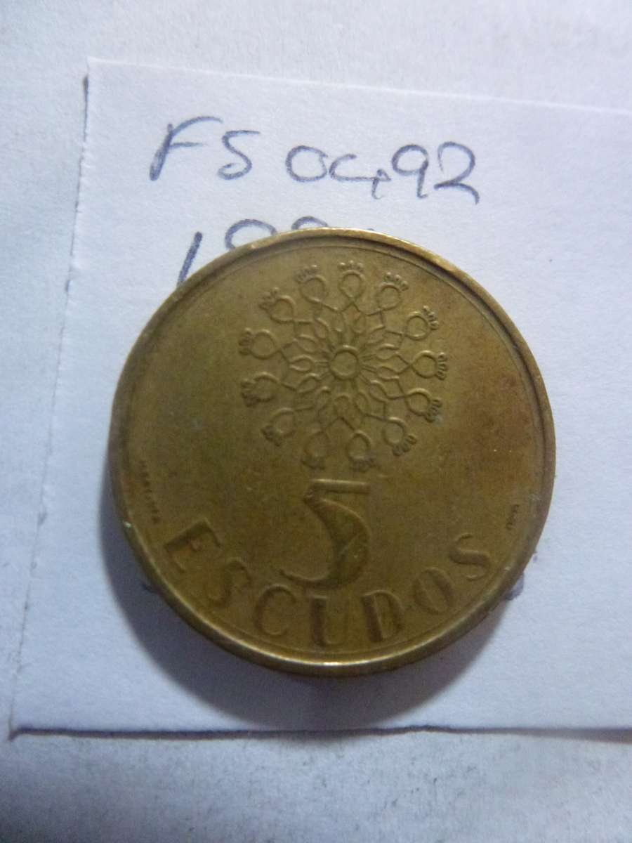 1990 Portugal 5 escudo