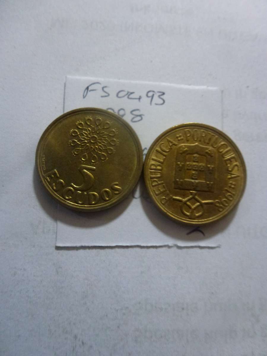 1998 Portugal 5 escudo