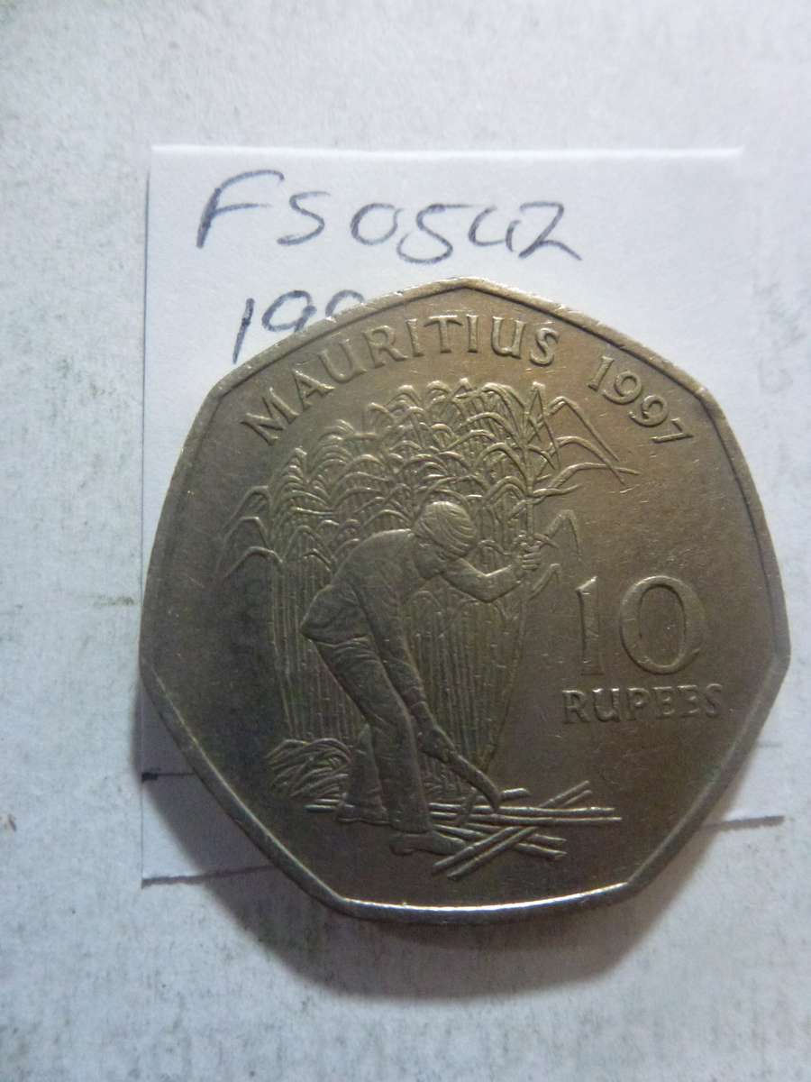 1997 Mauritius 10 rupee