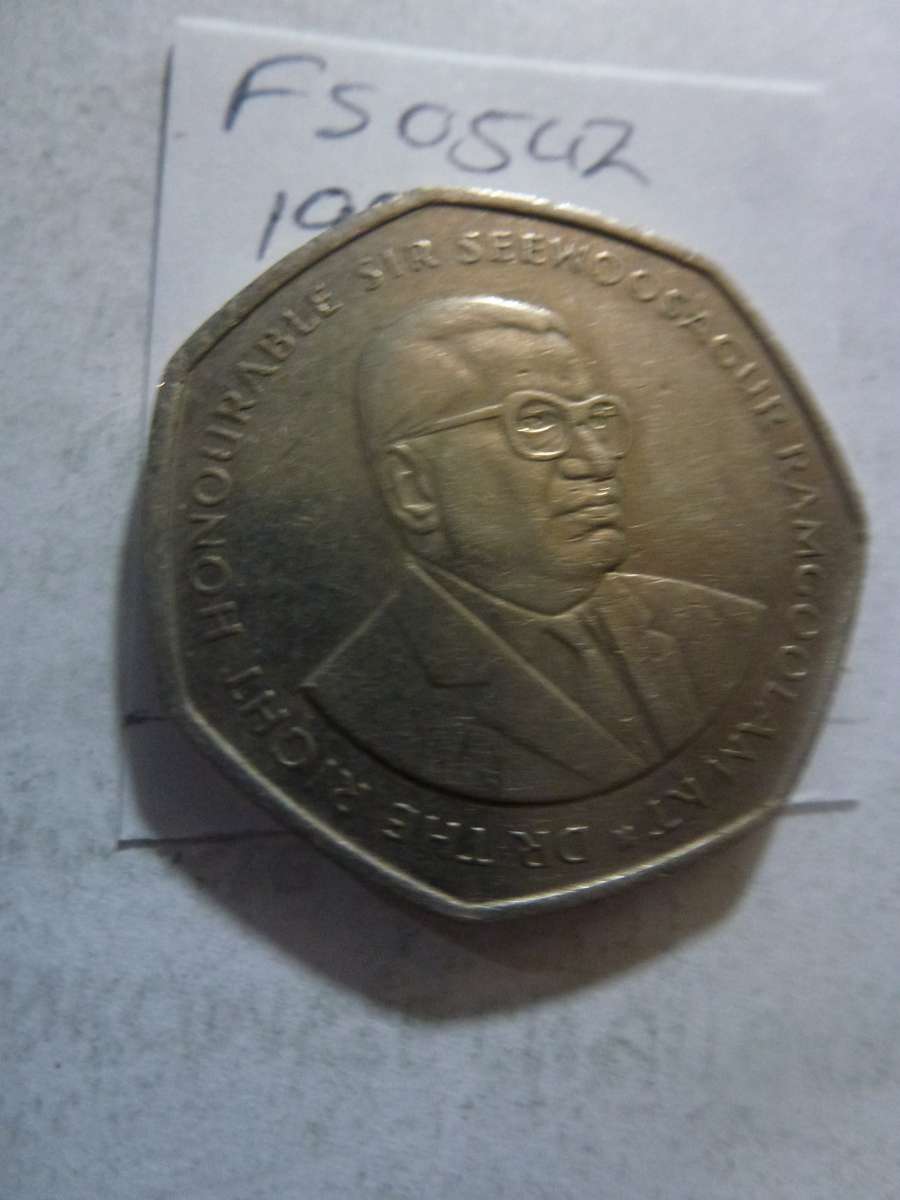 1997 Mauritius 10 rupee
