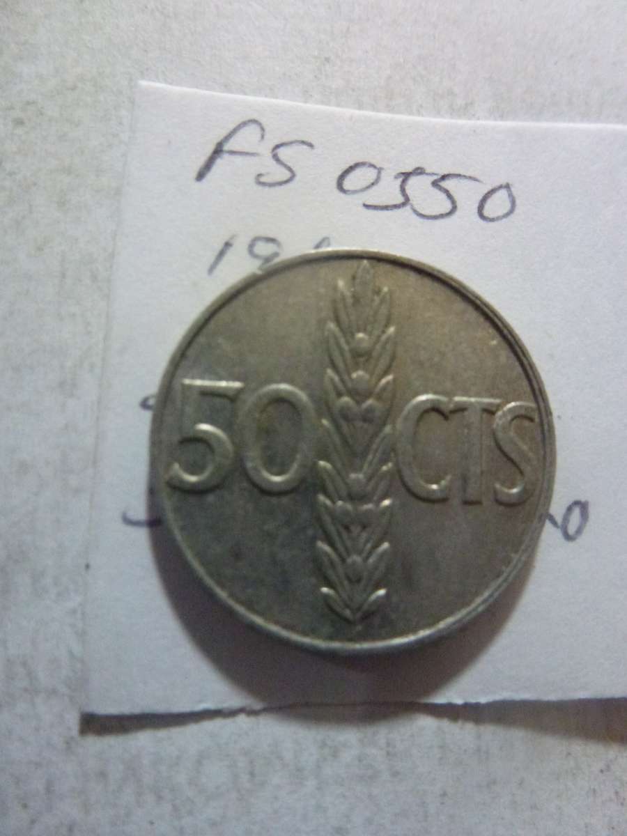 1966(67) Spain 50 centimos