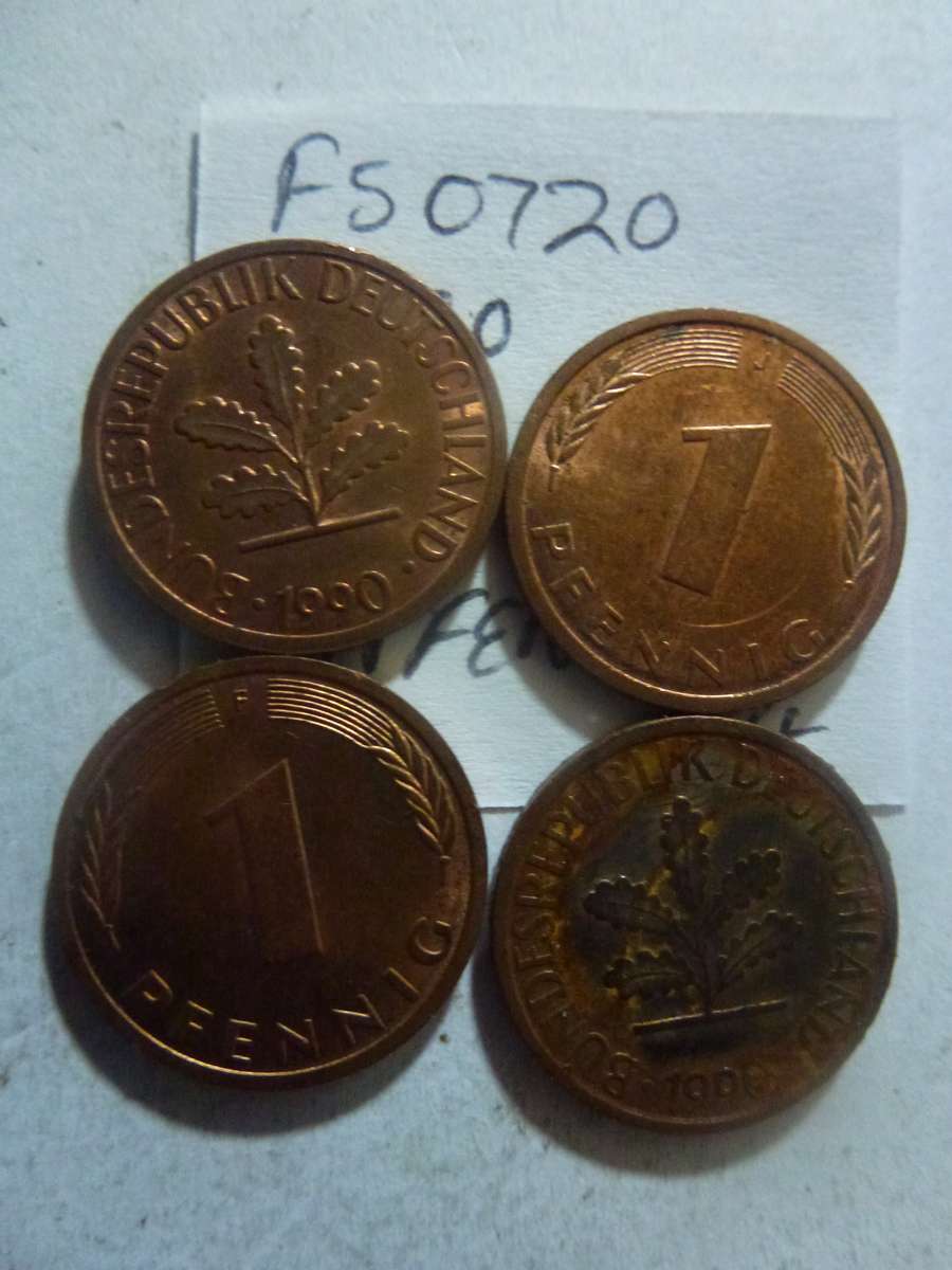 1990 Germany 1 pfennig