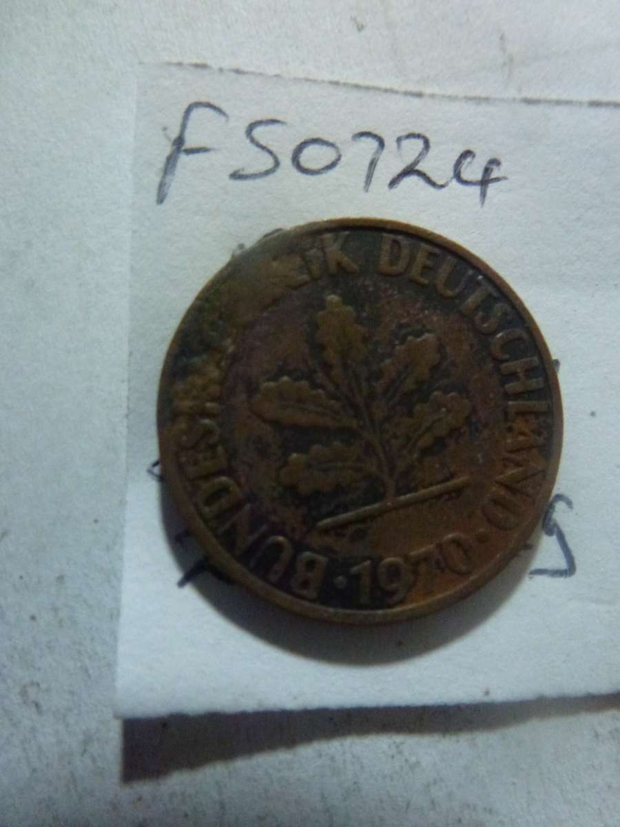 1970 Germany 2 pfennig