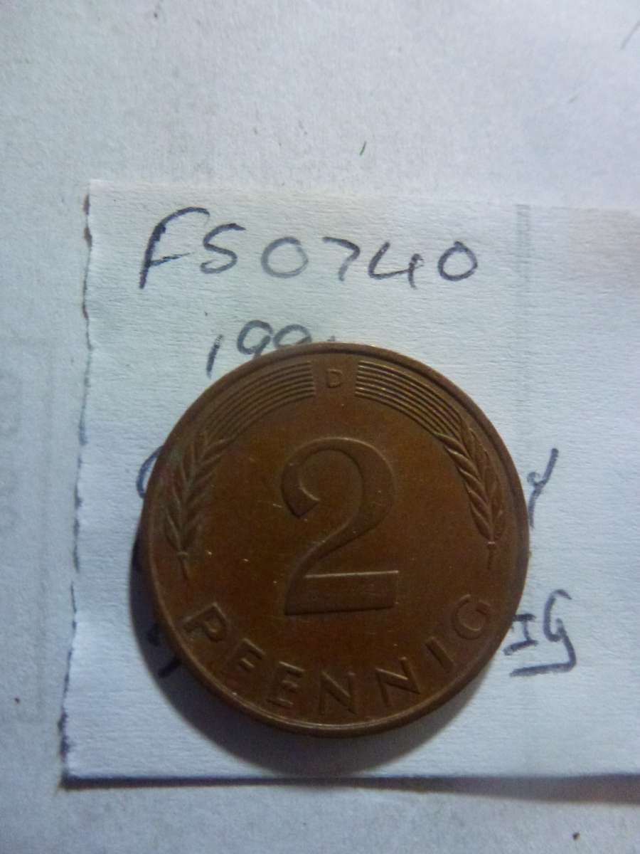 1994 Germany 2 pfennig