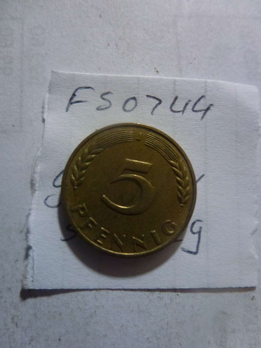 1967 Germany 5 pfennig