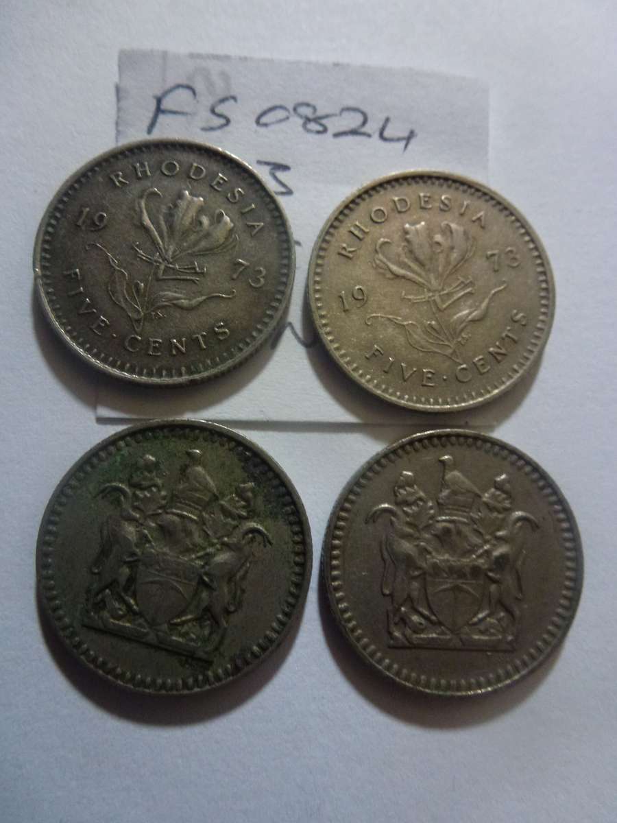 1973 Rhodesia 5 cent