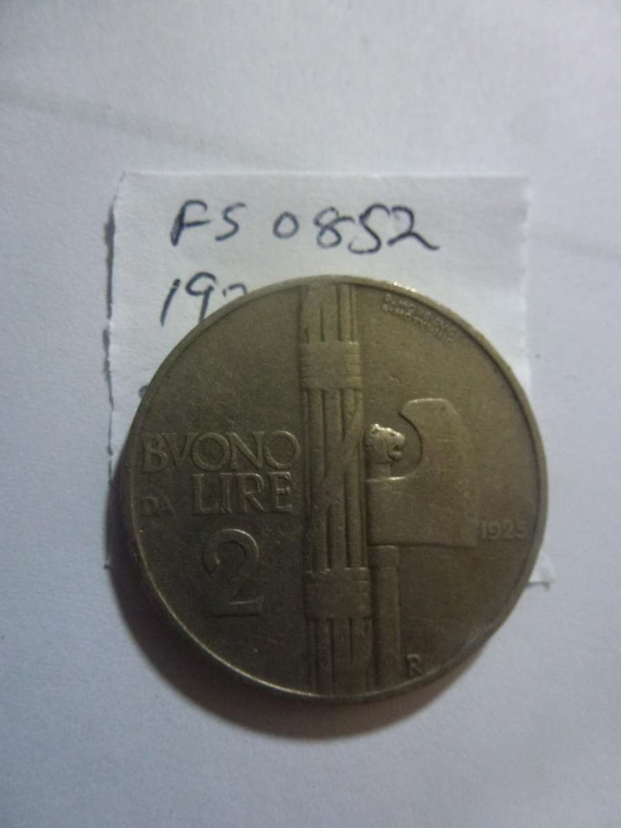 1925 Italy 2 lira