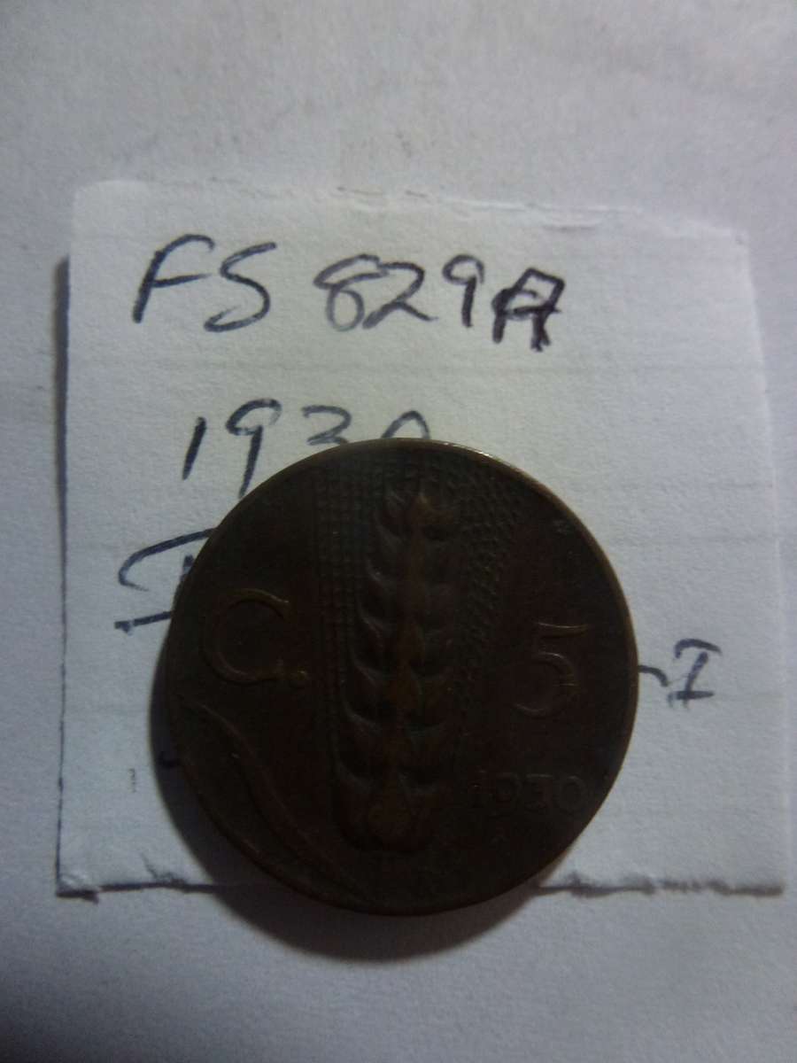 1930 Italy 5 centesimi
