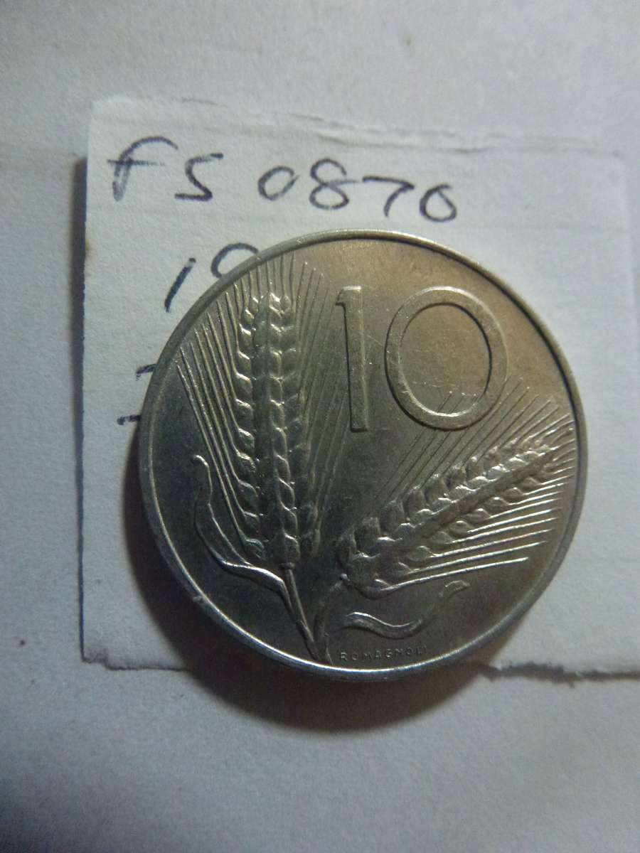 1975 Italy 10 lira